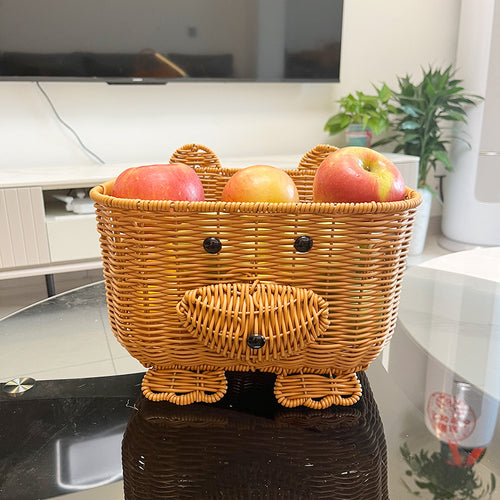 Women's Playful Storage Basket with Ears Bowlift