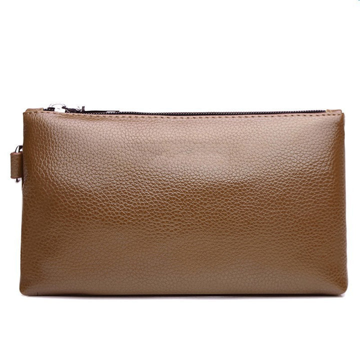 Premium Leather Zip Pouch Bowlift