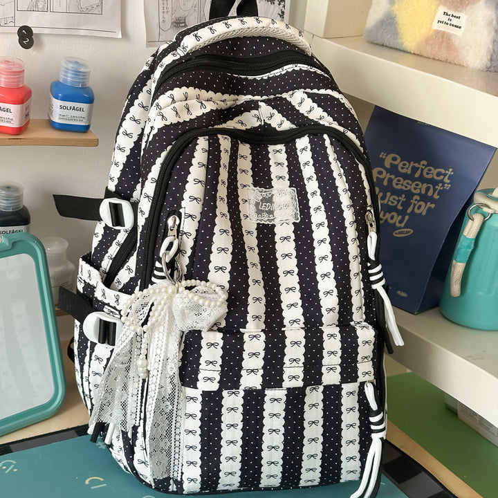 Stylish Striped Backpack