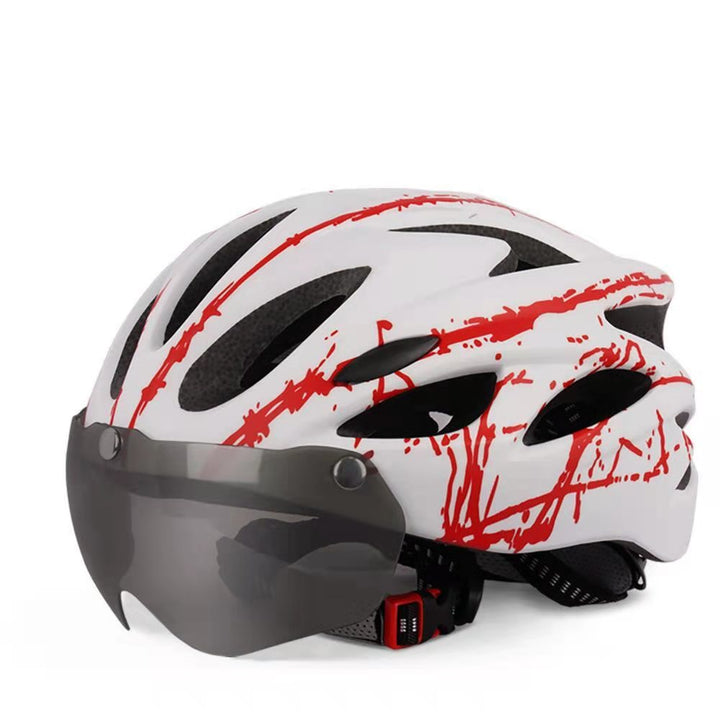 lightweight ventilated cycling helmet with adjustable fit system and removable visor Bowlift