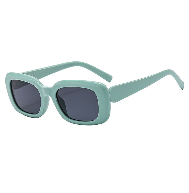 Women's Fashion Square Sunglasses with Wide Frame and UV Protection Bowlift