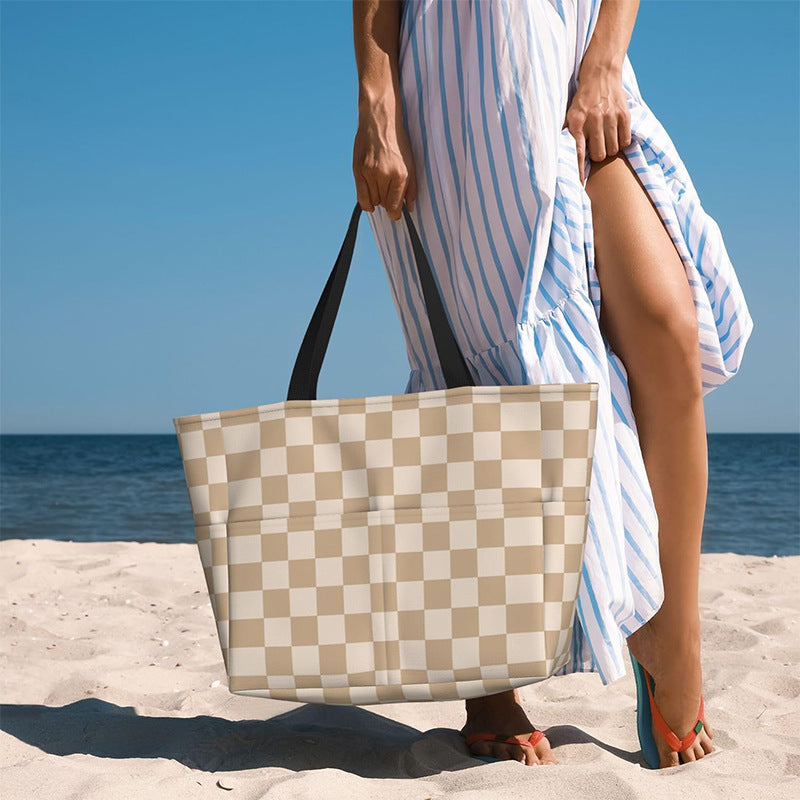 Durable beach bag with multiple compartments Bowlift