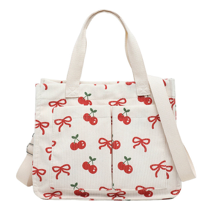 WoFloral Print Utility Tote Bag Bowlift