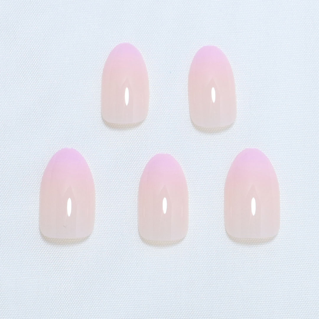 Ombre Press-On Nail Set Bowlift
