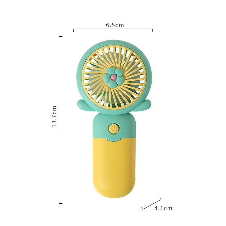 Ladies portable hand fan with creative flower design Bowlift
