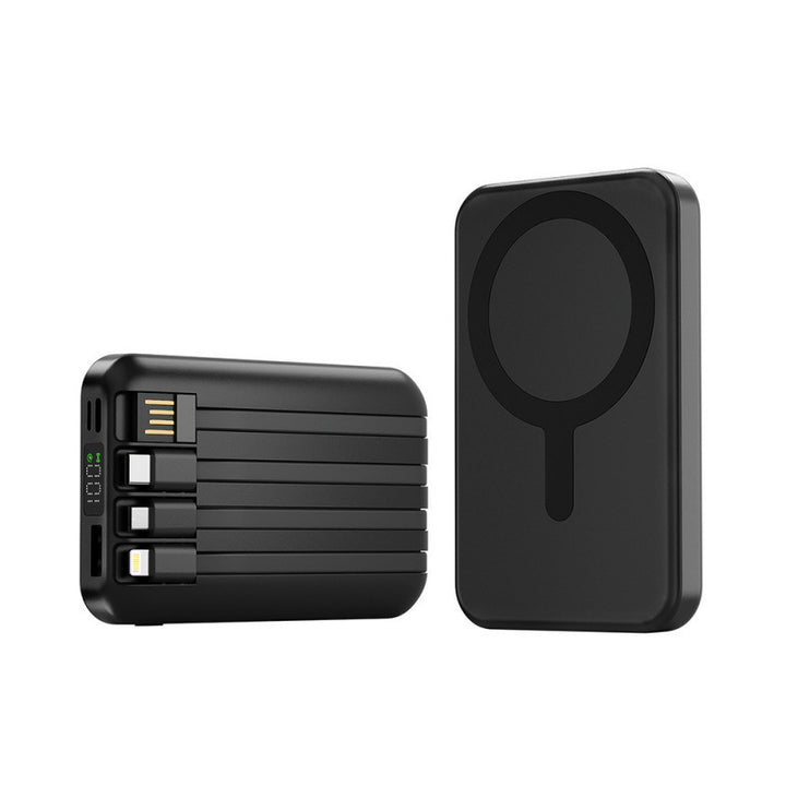 Portable power bank with integrated cable speaker and fast charging function Bowlift