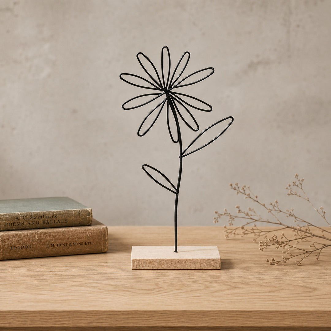 Flowers Wire Sculpture