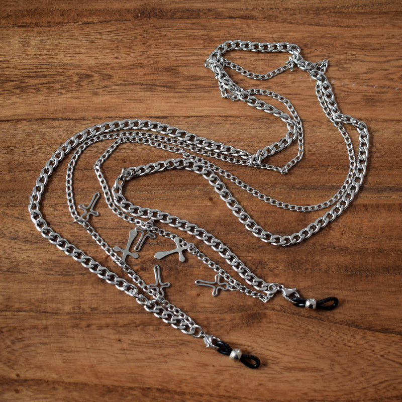 Industrial Style Chain Eyewear Retainer Bowlift