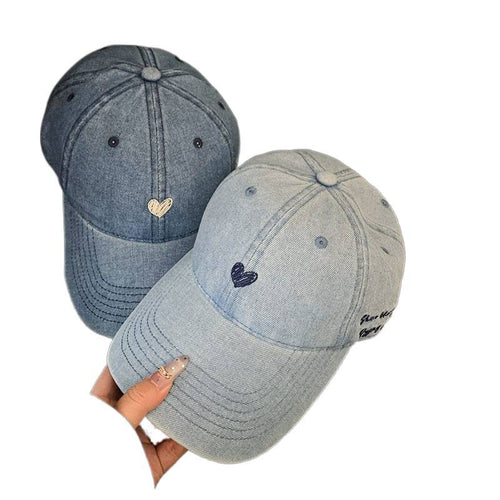 Women's Classic Denim Baseball Cap Bowlift