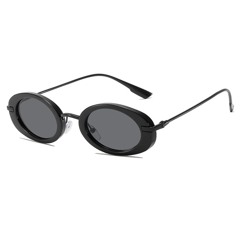 Elegant Oval Frame Sunglasses Bowlift