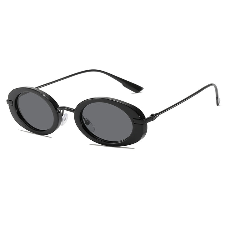 Elegant Oval Frame Sunglasses Bowlift