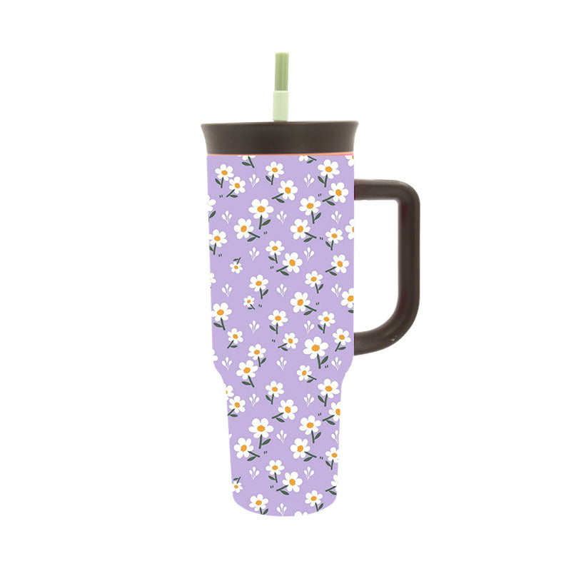 Women's Stylish Drink Cup with Practical Straw Bowlift