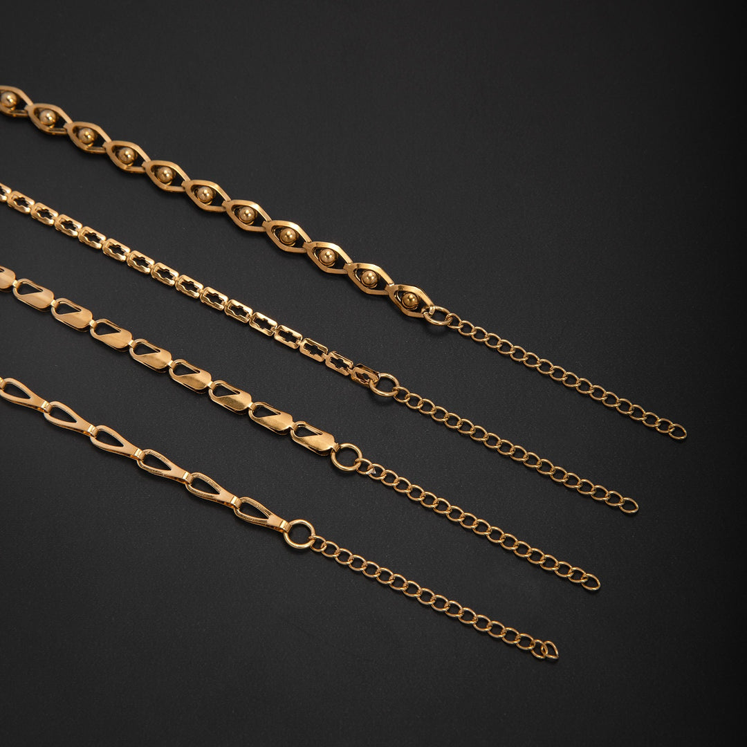 Adjustable Contemporary Link Bracelet Bowlift