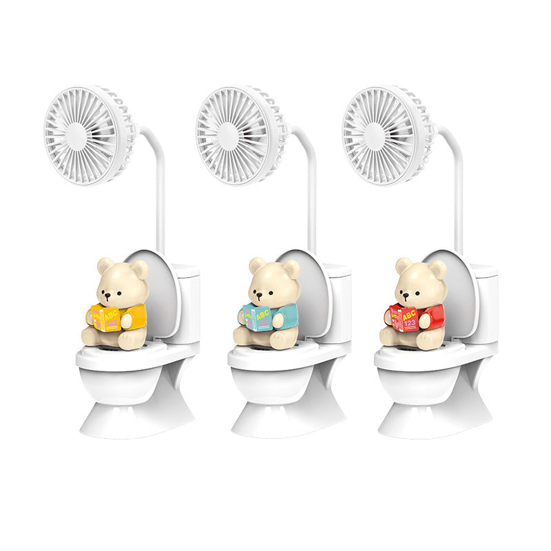 Unisex Cute Toilet Seat with Fan Bowlift
