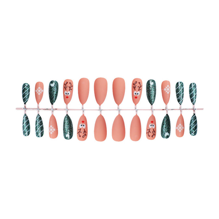 Creative Nail Art Set with Winter Design Bowlift