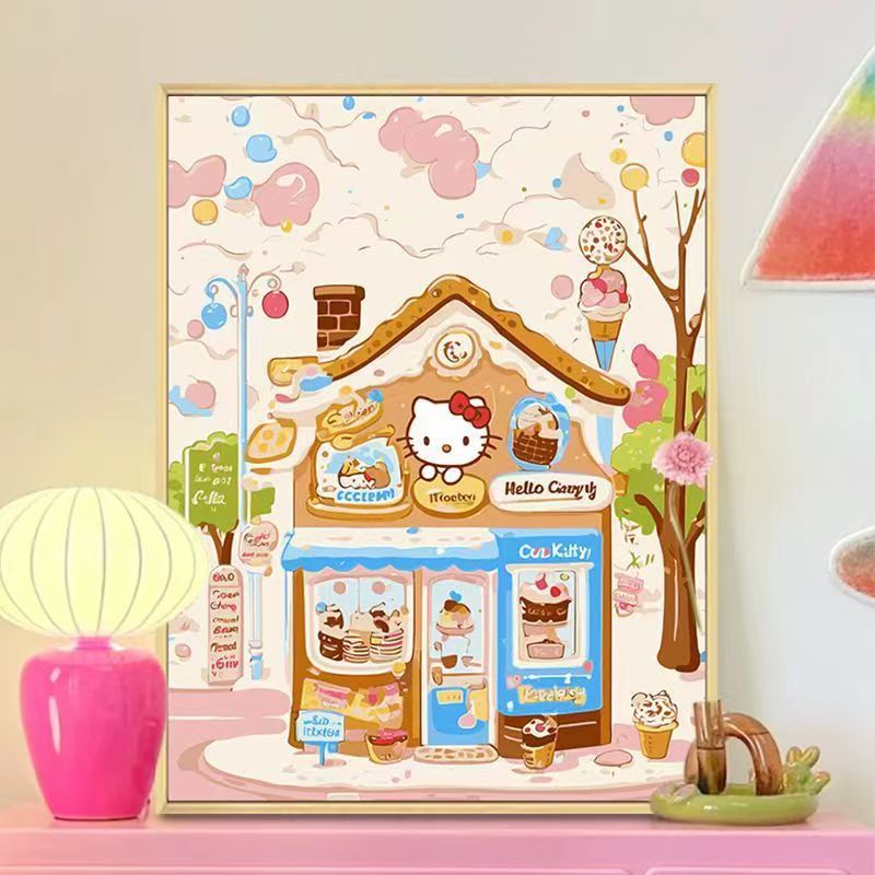 Cute Bakery-Themed Wall Art Print Bowlift