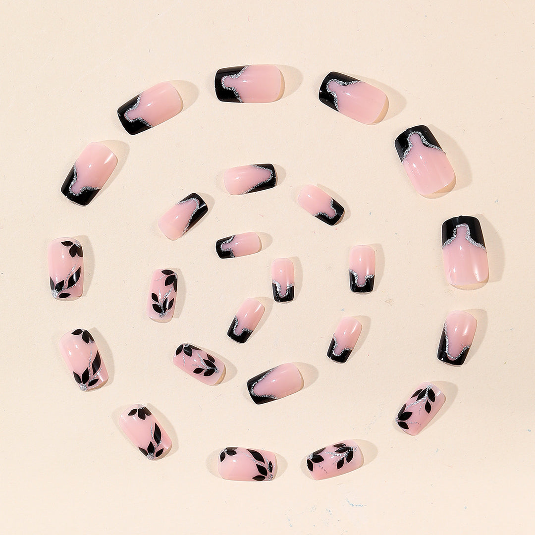 Elegant Floral Accented Nail Art Bowlift
