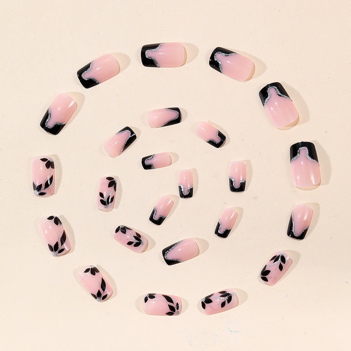 Elegant Floral Accented Nail Art Bowlift
