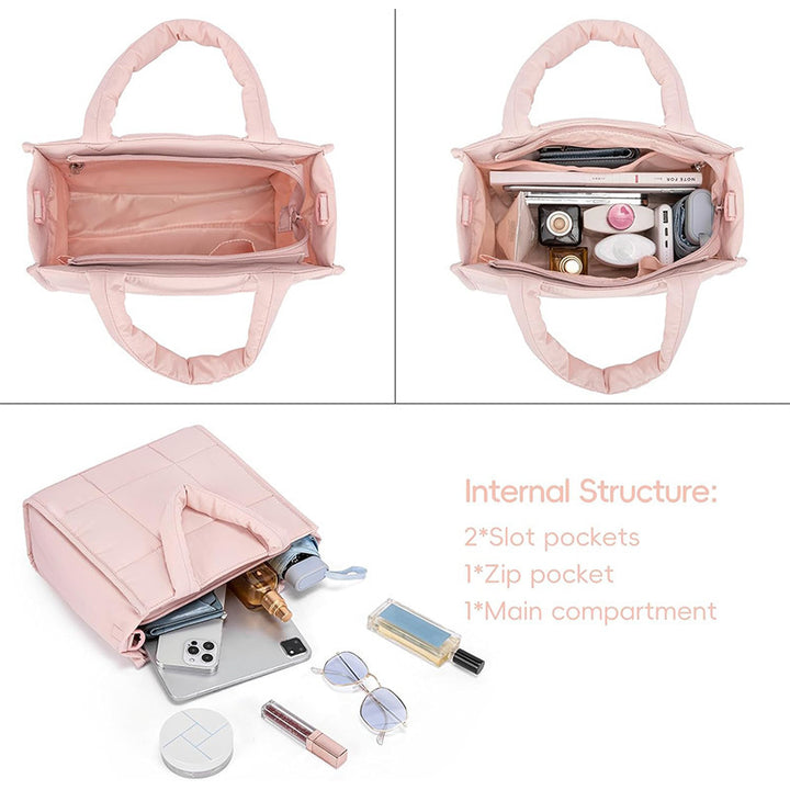 Fashionable Quilted Crossbody Bag Bowlift