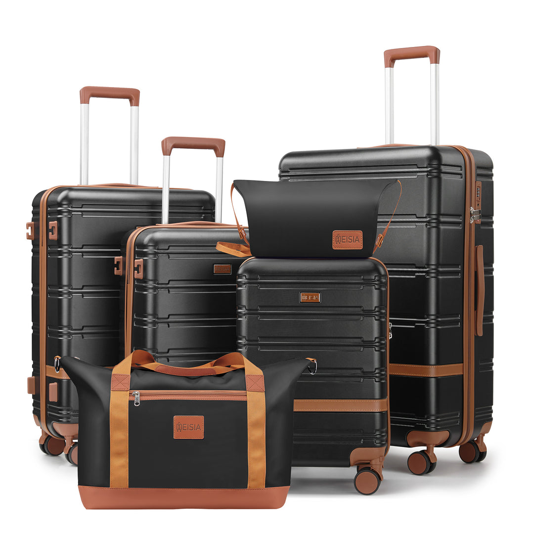 Unisex Comprehensive Hard Shell Luggage Set Bowlift