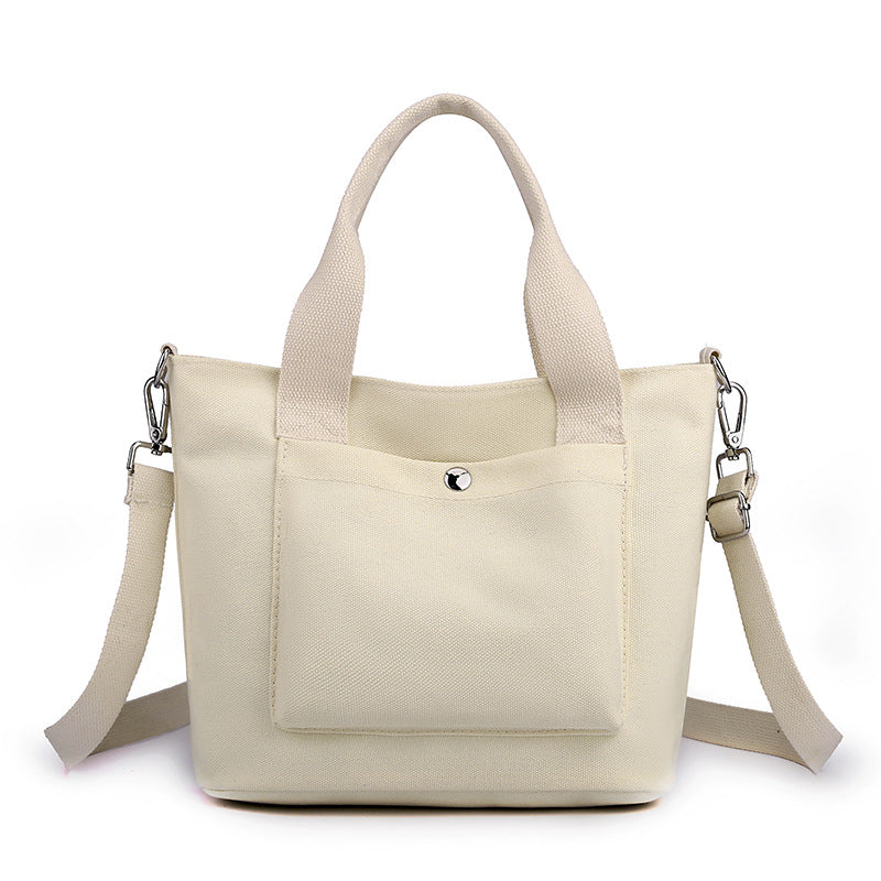Compact Multi-Functional Canvas Handbag Bowlift