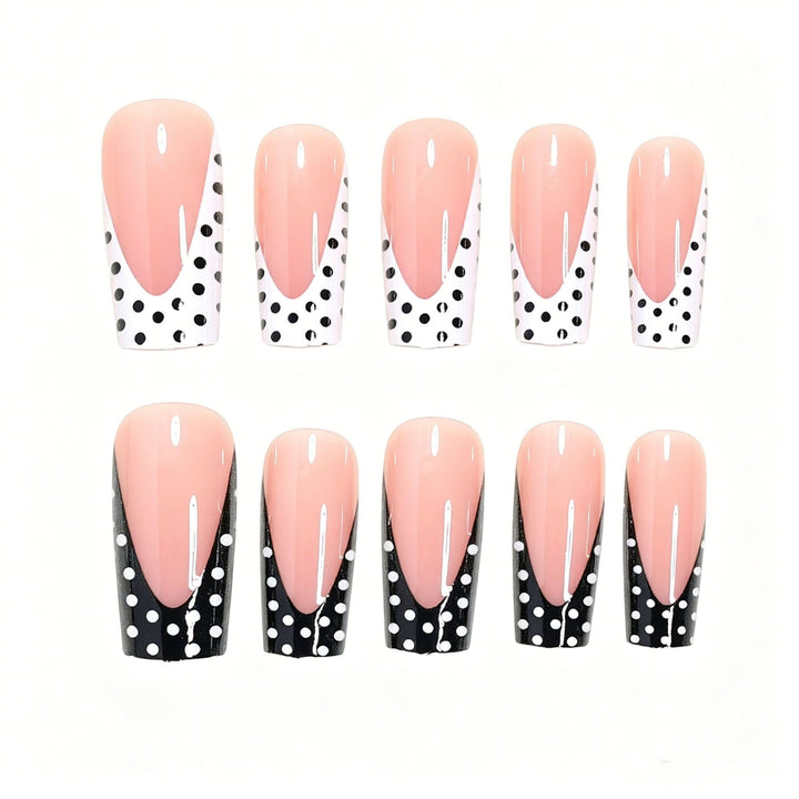 Stylish Polka Dot Nail Art Tips Bowlift