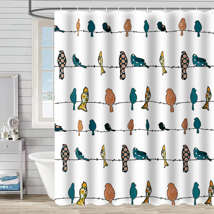 Nature-Inspired Shower Curtain Bowlift