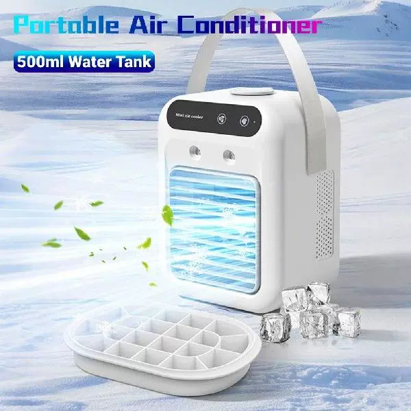Unisex One Size Compact Desktop Micro Air Cooler with Top Fill Water Reservoir Removable Filter and Adjustable Louvers Bowlift