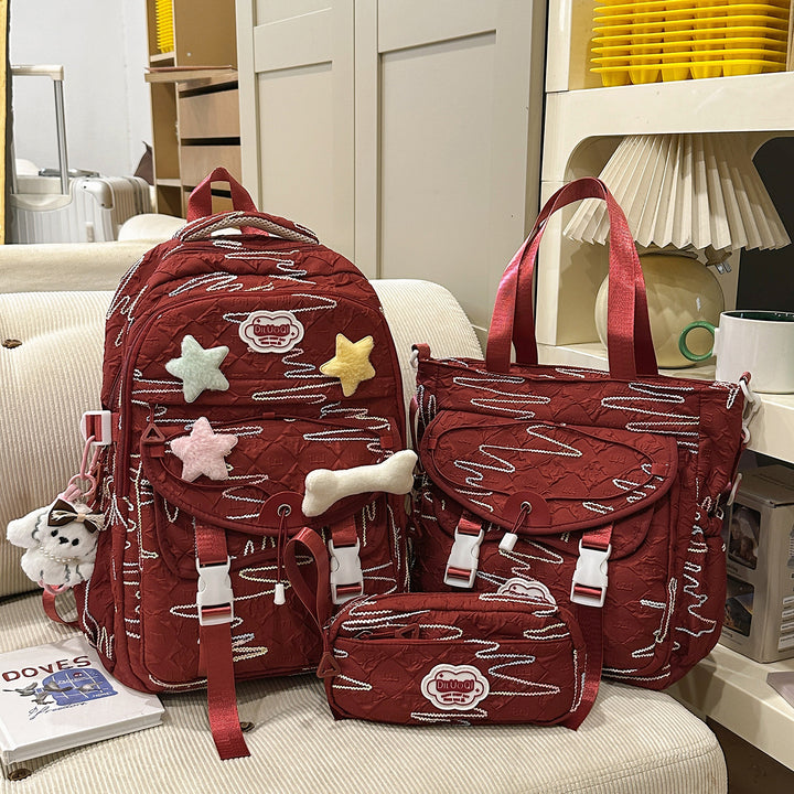 Multi-Compartment School Backpack Bowlift