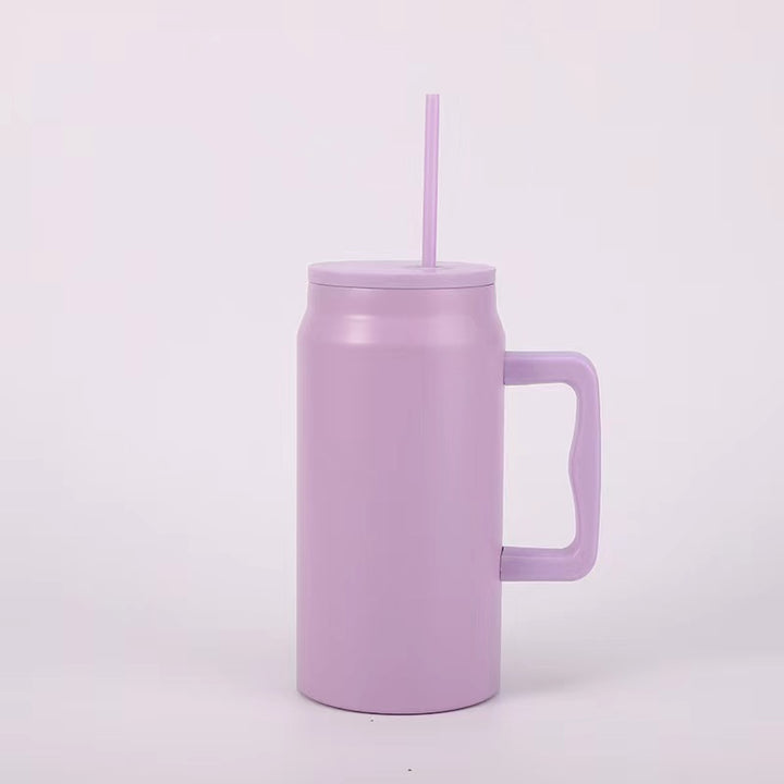 Women's Insulated Drinking Cup with Handle and Straw Bowlift