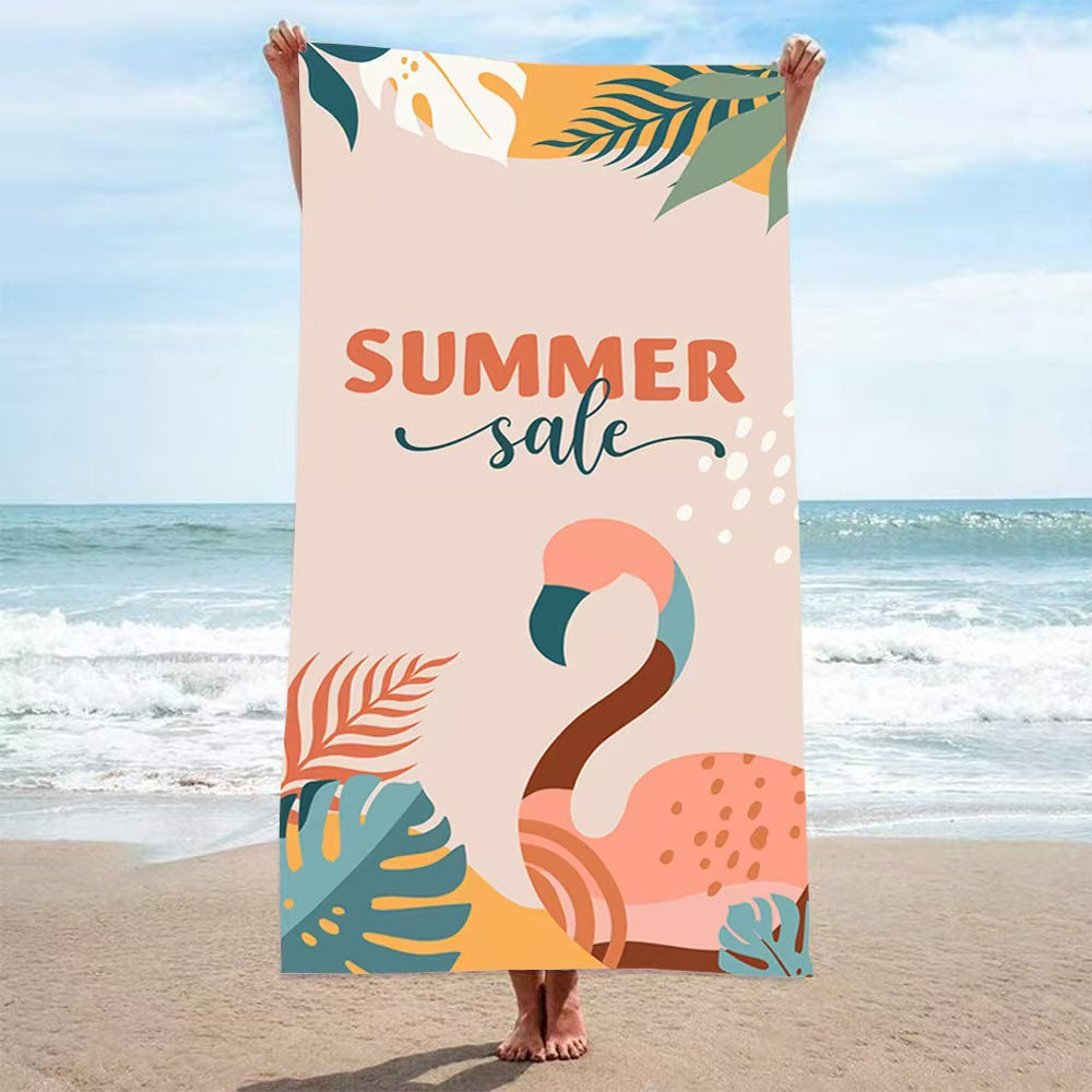 Women's beach towel with creative golf theme Bowlift