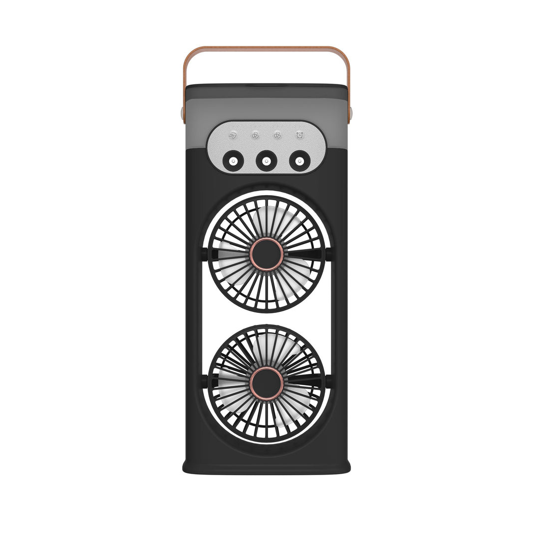 Unisex Dual-Bluetooth Portable Cooling Fan Bowlift