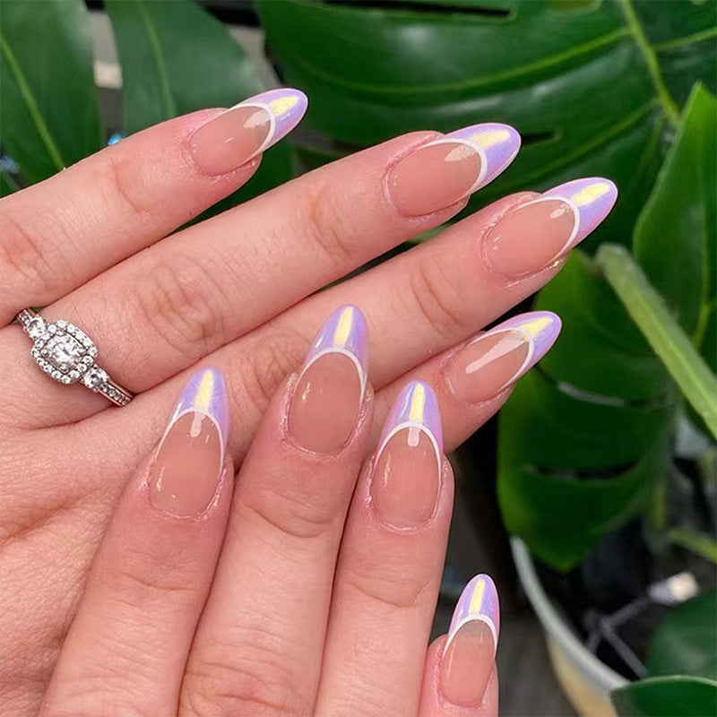 Artful stiletto nails with modern color gradients Bowlift