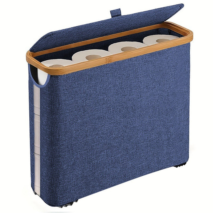 Sustainable recycling organizer with bamboo lid Bowlift