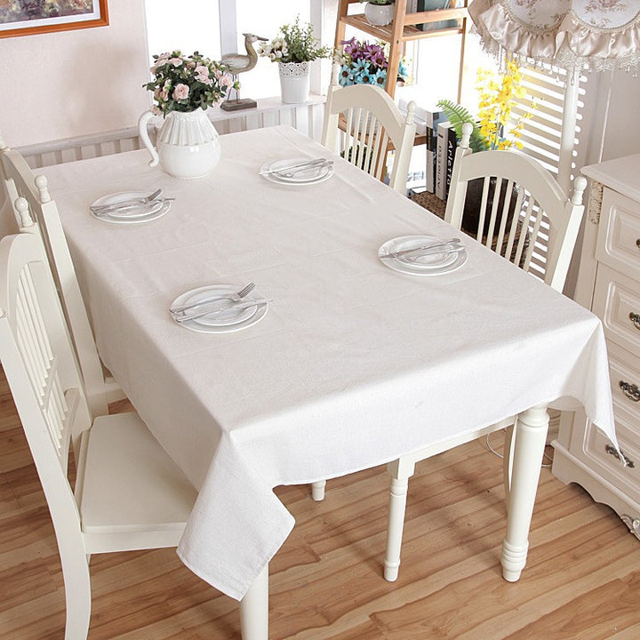 Lace Edged Dining Tablecloth