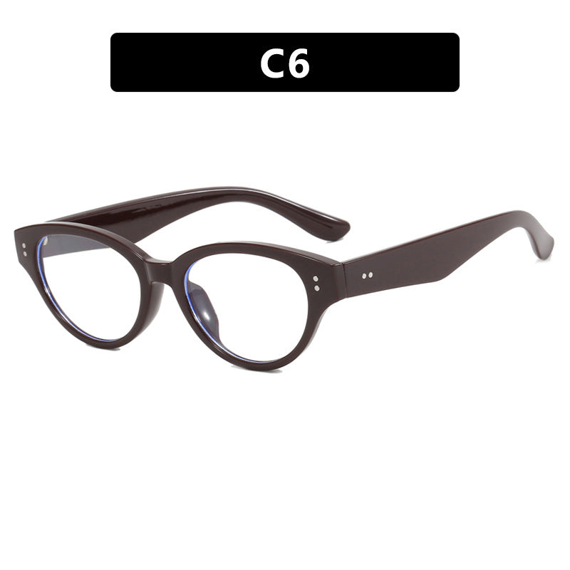 Women's fashionable cat-eye glasses with elegant plastic frame Bowlift