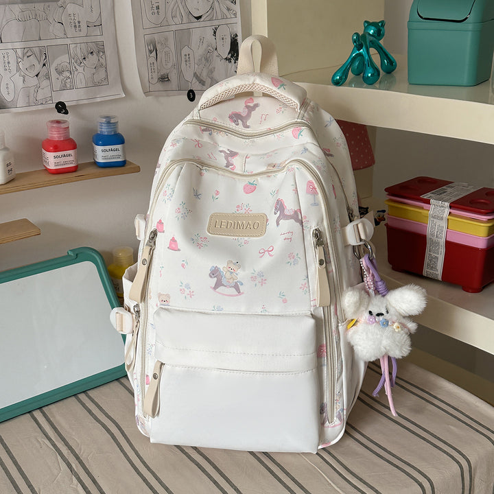 Whimsical Character-Themed Backpack Bowlift