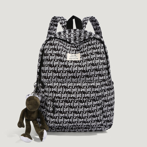 Funky Graphic Print Backpack