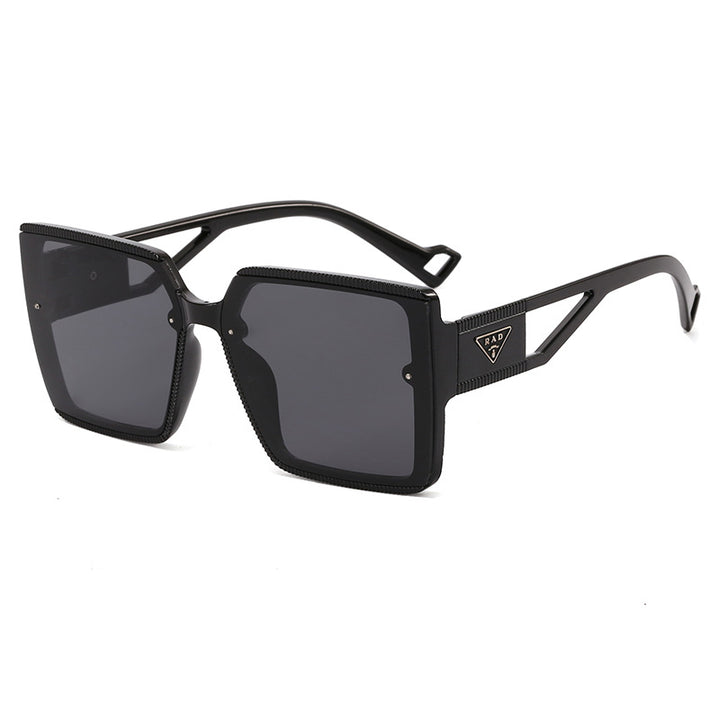 Women's fashionable square sunglasses with unique frame structure Bowlift