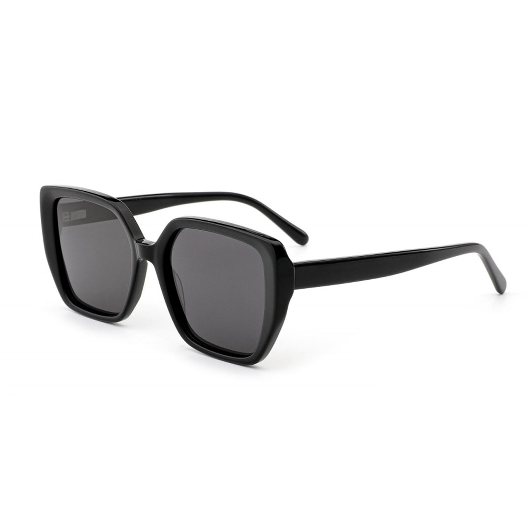 Women's sunglasses with fashionable, multifaceted frame and UV protection Bowlift