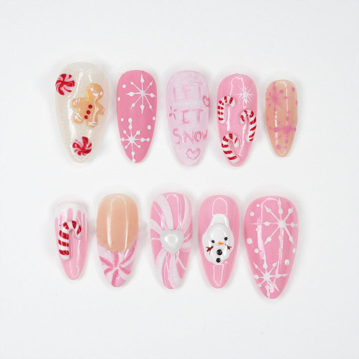 Festive Nail Templates Bowlift