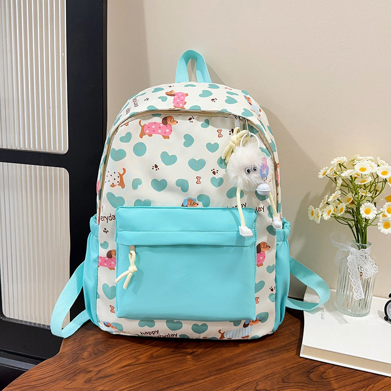 Cute Illustrated Pattern Backpack
