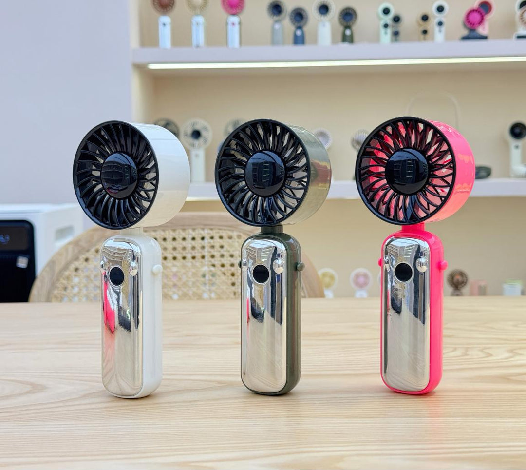 Unisex Portable Handheld Fan with Powerful Battery and Compact Design Bowlift