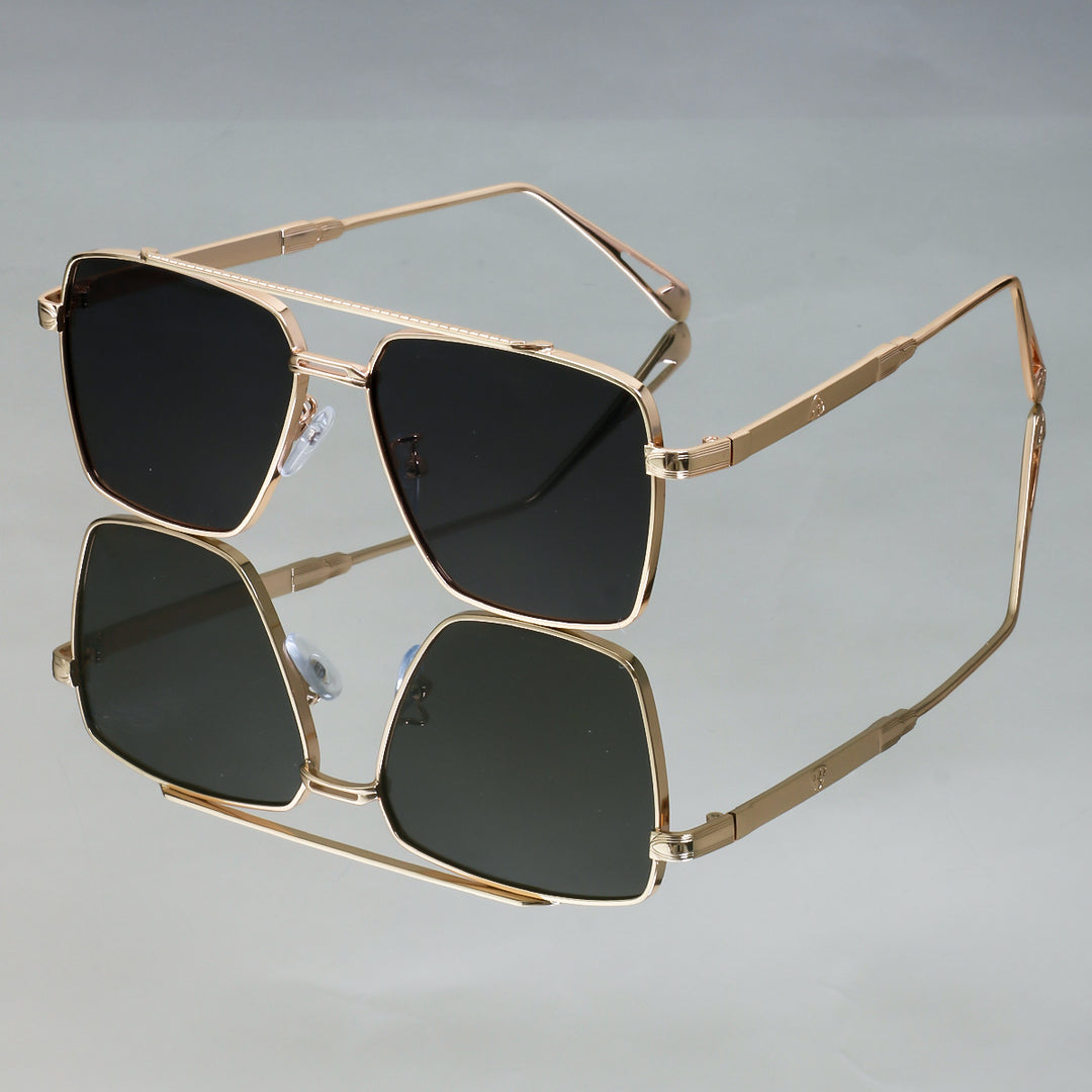 Women's oversized sunglasses with elegant metal frame Bowlift