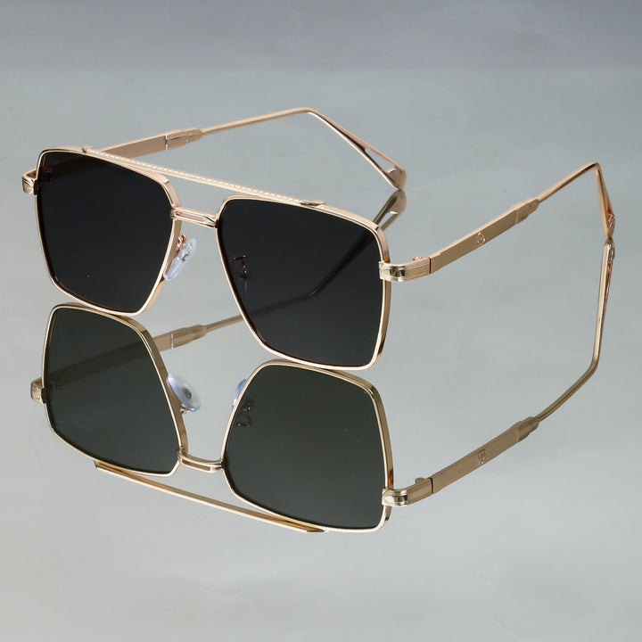 Women's oversized sunglasses with elegant metal frame Bowlift