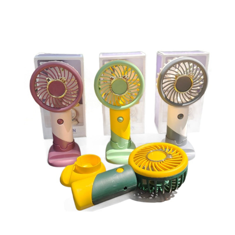 Unisex Portable Mini Fan with Rechargeable Battery Bowlift