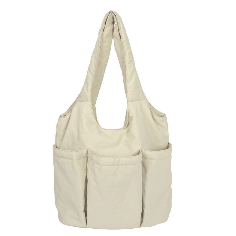 Practical Multi-Pocket Tote Bag Bowlift