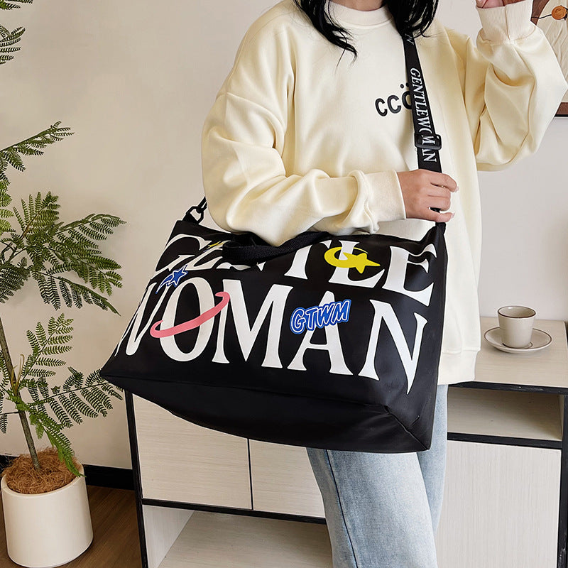 Trendy Graphic Tote Bag Bowlift