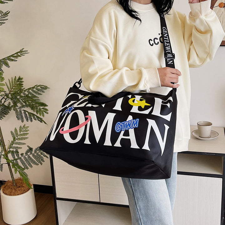 Trendy Graphic Tote Bag Bowlift