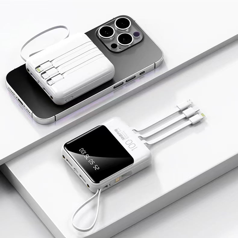 Power bank with multifunctional charging cable Bowlift
